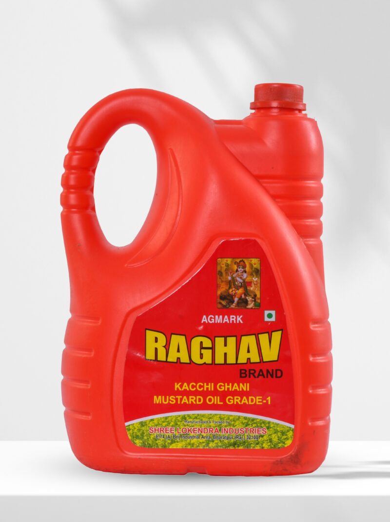 Kachi Ghani Mustard Oil ( 5 Litre )