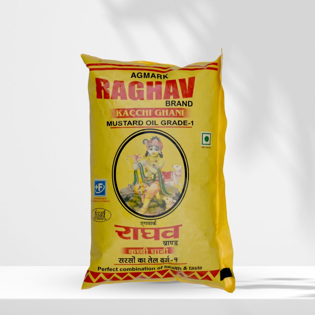Kachi Ghani Mustard Oil ( 1 Litre )