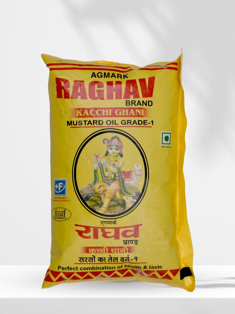 Kachi Ghani Mustard Oil ( 1 Litre )
